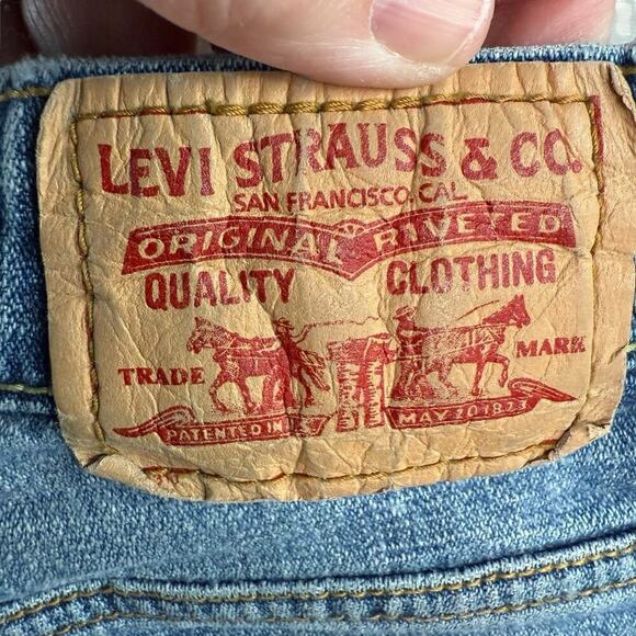 Vtg Y2K Levis 515 Boot Cut 2002 34x27 Light Wash Midrise Western Cowboy - Picture 3 of 12